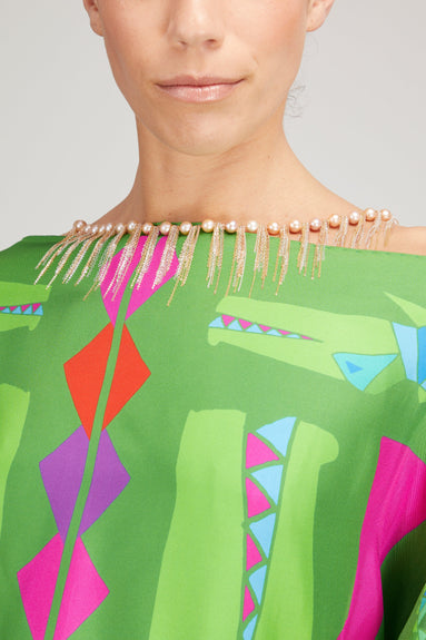 Samira 13 Necklaces 31" Pink Fresh Water Pearl Fringe Necklace Samira 13 31" Pink Fresh Water Pearl Fringe Necklace