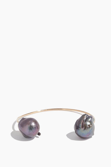 Samira 13 Bracelets Baroque Fresh Water Pearl Cuff Bracelet Samira 13 Baroque Fresh Water Pearl Cuff Bracelet