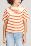 Samsoe Samsoe Tops Jane T-Shirt in Angora Stripe