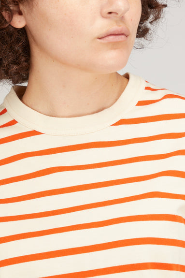 Samsoe Samsoe Tops Jane T-Shirt in Angora Stripe