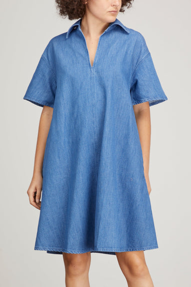Samsoe Samsoe Jonie Dress in Dream Blue – Hampden Clothing