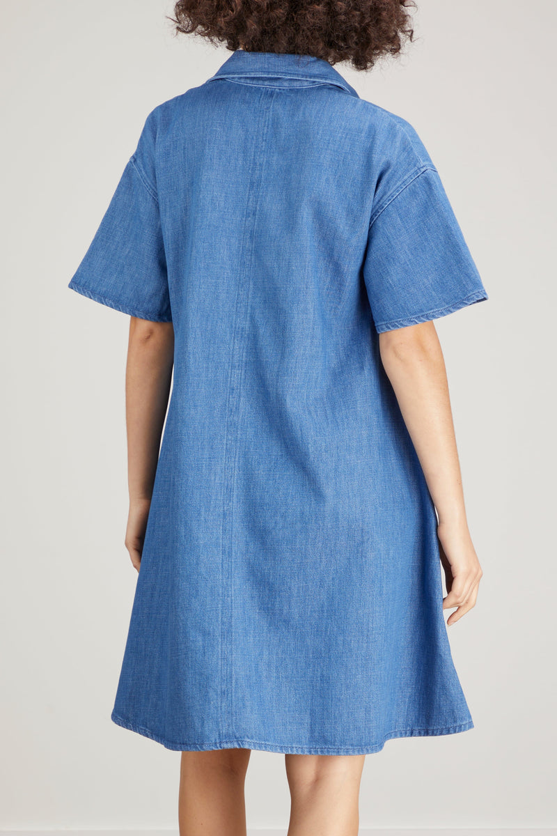 Samsoe Samsoe Jonie Dress in Dream Blue – Hampden Clothing