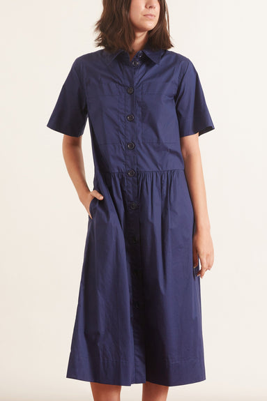 Sea Dresses Clara Shirt Dress in Blue SEA Clara Shirt Dress in Blue