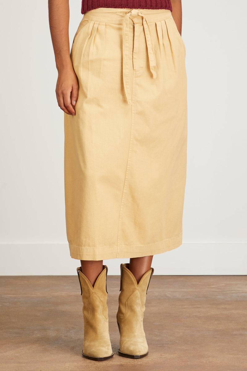 Sea Therese Twill Skirt in Sand – Hampden Clothing