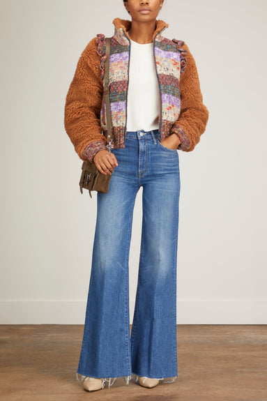 Sea Jackets Felicity Crochet Combo Jacket in Multi