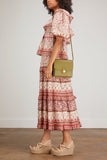 Sea Skirts Ivette Tiered Skirt in Red Sea Ivette Tiered Skirt in Red