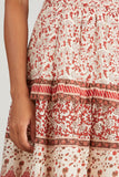 Sea Skirts Ivette Tiered Skirt in Red Sea Ivette Tiered Skirt in Red