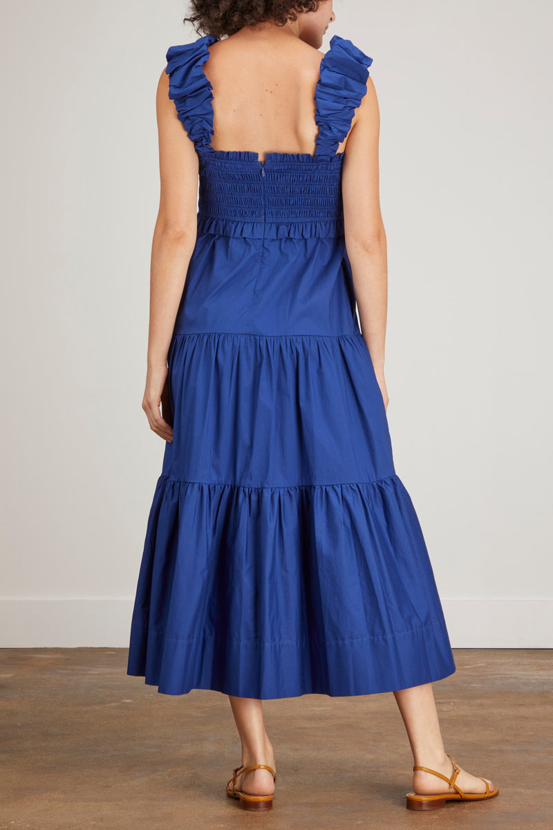 Sea Sloane Sleeveless Smocked Dress in Cobalt – Hampden Clothing