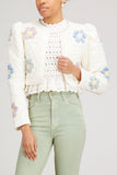 Sea Jackets Violette Patch Jacket in White