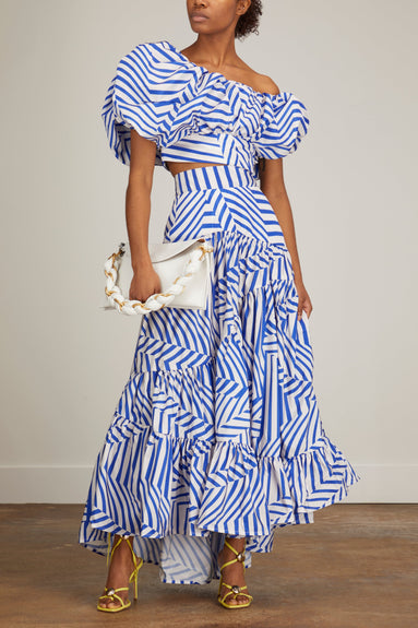 Silvia Tcherassi Skirts Blake Skirt in Multi Directional