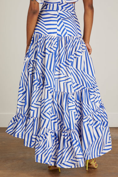 Silvia Tcherassi Skirts Blake Skirt in Multi Directional