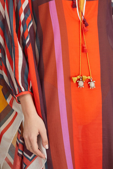 Silvia Tcherassi Dresses Magel Kaftan in Mutli