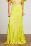 Silvia Tcherassi Skirts Brozzi Skirt in Limoncello Ripple