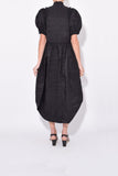 Simone Rocha Clothing Mandarin Babydoll Dress in Black
