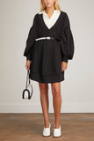 Simone Rocha Sweaters Oversized Signature Sleeve V-Neck Sweater in Black