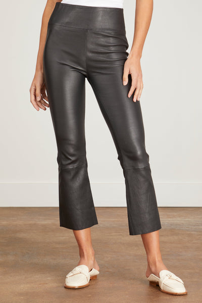 SPRWMN Pants Crop Flare Legging in Black