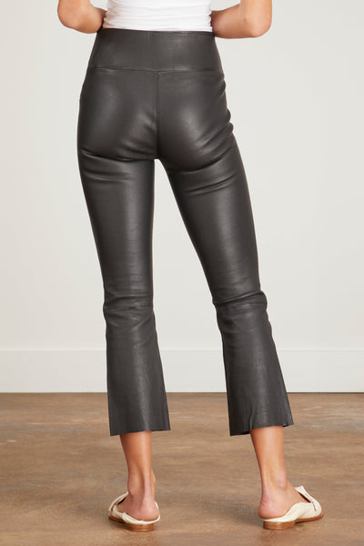 SPRWMN Pants Crop Flare Legging in Black