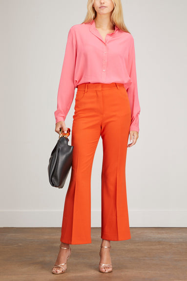 Stella McCartney Tops Eva Silk Shirt in Peony Stella McCartney Eva Silk Shirt in Peony