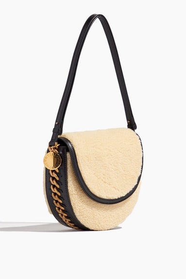 Stella McCartney Handbags Shoulder Bags Frayme Medium Flap Shoulder Bag in Black Stella McCartney Handbags Frayme Medium Flap Shoulder Bag in Black