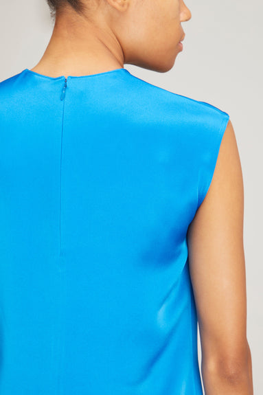 Stella McCartney Tops Satin Top in Jewel Blue