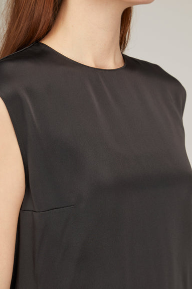 Stella McCartney Tops Sleeveless Crew Top in Black