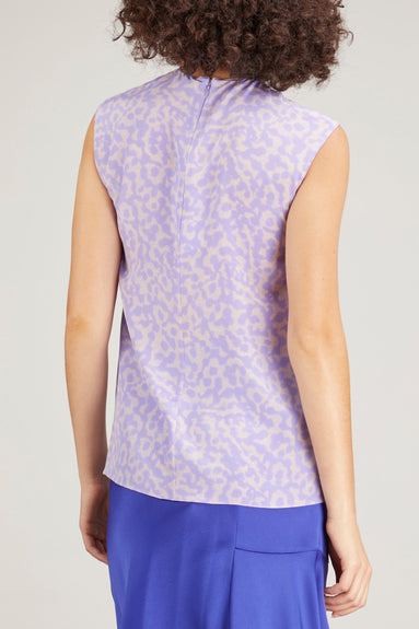 Stella McCartney Tops Sleeveless Crew Top in Lilac Stella McCartney Sleeveless Crew Top in Lilac