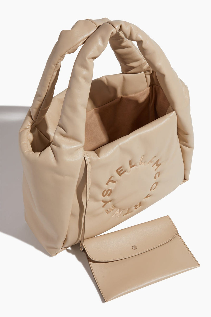 Stella McCartney Logo Striped Tote Bag