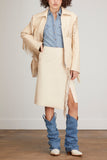 Stella McCartney Skirts Fringed Alter Mat Skirt in Oat Stella McCartney Fringed Alter Mat Skirt in Oat