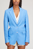 Stella McCartney Jackets Tailor Twill Jacket in Cornflower Blue