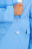 Stella McCartney Jackets Tailor Twill Jacket in Cornflower Blue