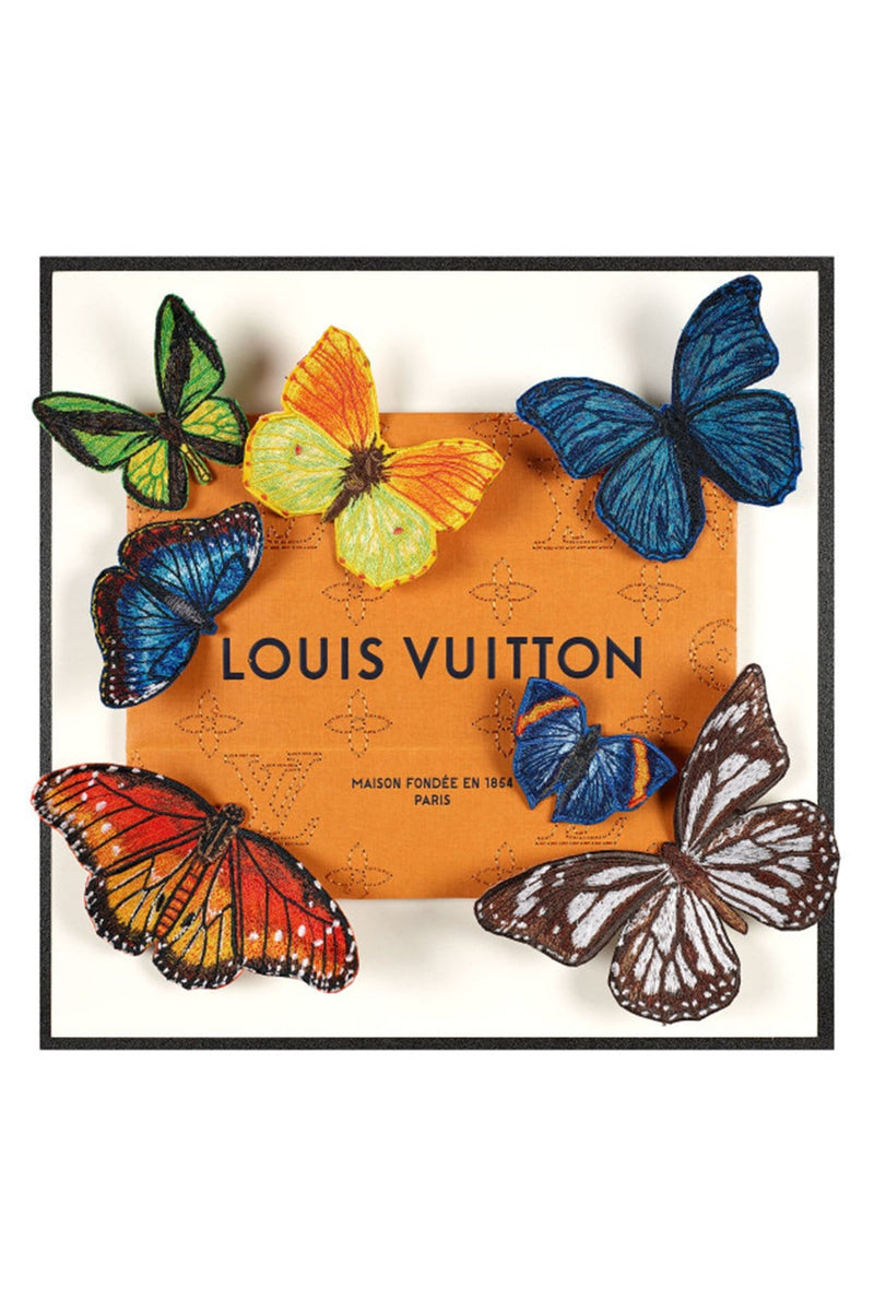 Louis Vuitton Butterfly Swarm by Stephen Wilson