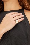 Stoned Fine Jewelry Rings Classic 2 Ct Diamond Saucer Ring in 18K Yellow Gold Stoned Classic 2 Ct Diamond Saucer Ring in 18K Yellow Gold