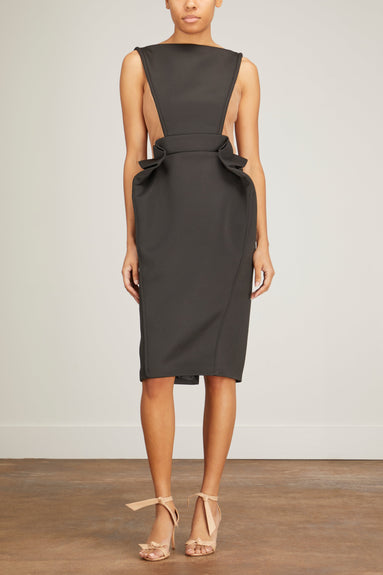 Sukeina Dresses Sculpted Dress in Black/Beige Sukeina Sculpted Dress in Black/Beige