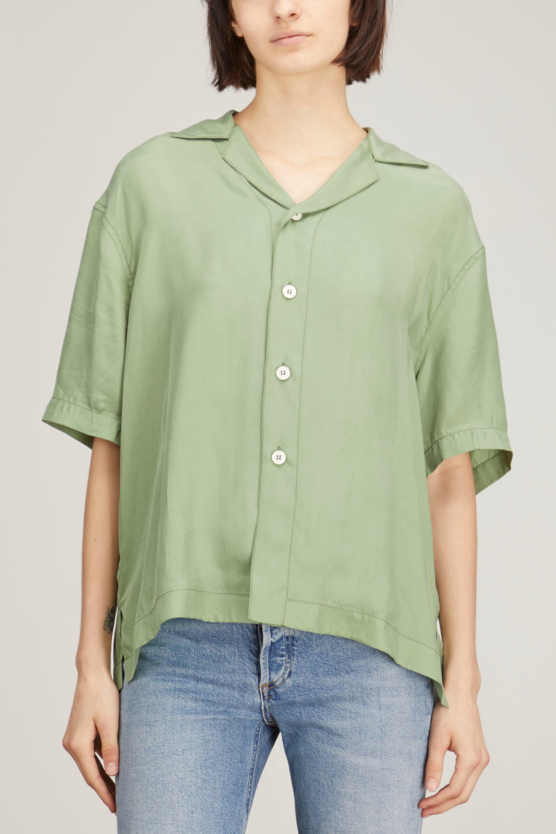 Sunnei Short Sleeve Shirt in Sage Green – Hampden Clothing