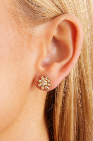 Sydney Evan Earrings Marquis Cocktail Flower Studs Sydney Evan Marquis Cocktail Flower Studs