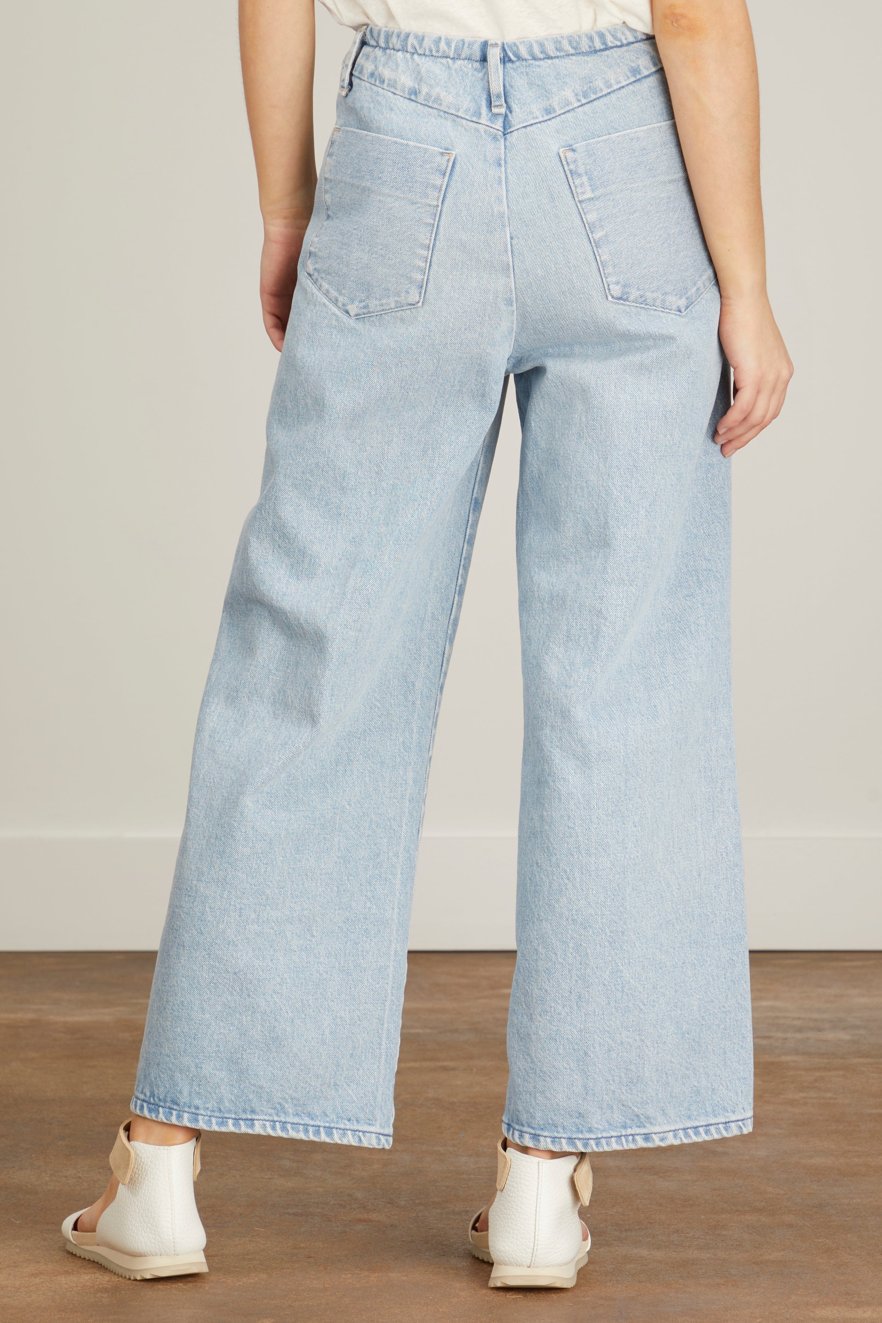 Tanaka Jeans The Selvedge Jean Trouser in Bleach Blue Tanaka The Selvedge Jean Trouser in Bleach Blue