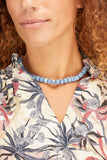 Theodosia Necklaces Candy Necklace in Carved Blue Opal Theodosia Candy Necklace in Carved Blue Opal