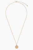 Theodosia Necklaces Diamond Disk with Baguette Necklace Theodosia Diamond Disk with Baguette Necklace
