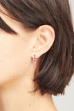 Theodosia Earrings Geometric Stud Earrings in Ruby Theodosia Geometric Stud Earrings in Ruby