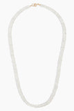 Theodosia Necklaces Heishi Necklace in Green Amethyst Theodosia Heishi Necklace in Green Amethyst
