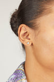 Theodosia Earrings Star Studs in Turquoise Enamel