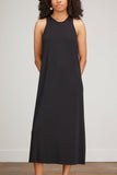 Tibi Dresses Serpentine Jersey Tank Dress in Black Tibi Serpentine Jersey Tank Dress in Black