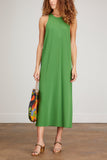 Tibi Dresses Serpentine Jersey Tank Dress in Leaf Green Tibi Serpentine Jersey Tank Dress in Leaf Green