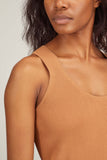Tibi Sweaters Giselle Tank Sweater in Caramel