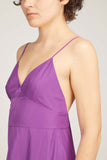 Tibi Dresses Italian Sporty Nylon Cami Dress in Purple