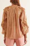 Ulla Johnson Tops Lucinda Blouse in Rose