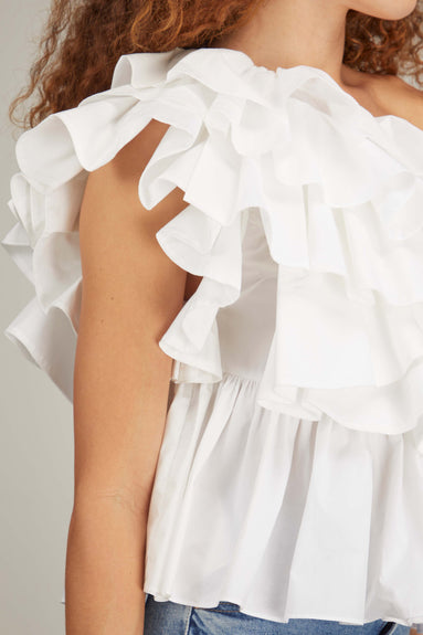 Ulla Johnson Tops Raquel Top in Blanc