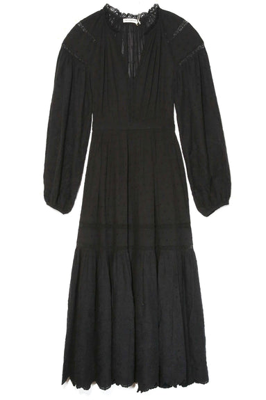 Bettina Dress in Noir – Hampden Clothing