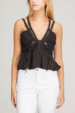 Ulla Johnson Tops Eliana Tank in Noir