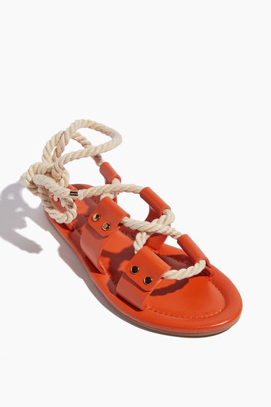 Ulla Johnson Sandals Eva Rope Sandal in Red Clay Ulla Johnson Eva Rope Sandal in Red Clay